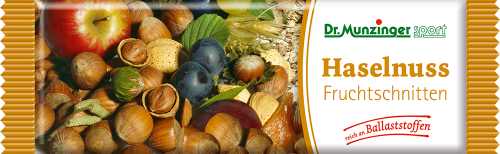 Haselnuß-Fruchtschnitten