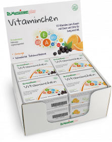 DrMunzingerPlus Vitaminchen Thekendisplay