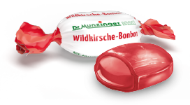 Dr. Munzinger sport gefüllte Wildkirsche Bonbons